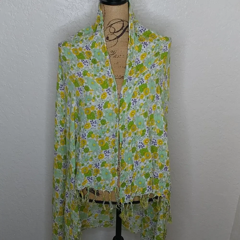Floral Multicolored Scarf